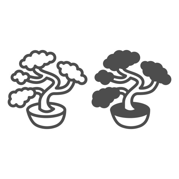 盆栽盆景logo