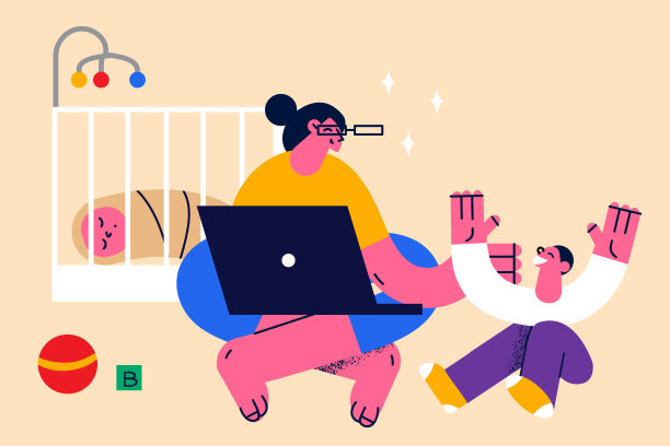 日常生活场景插画