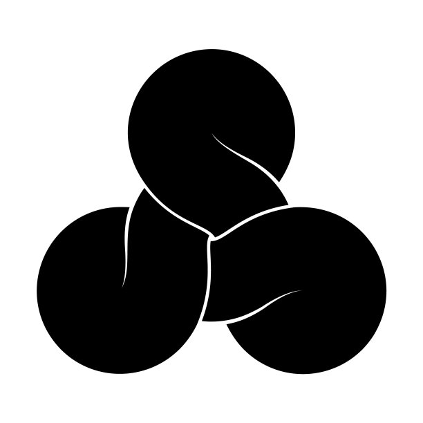 圆形徽章现代扁平风格图