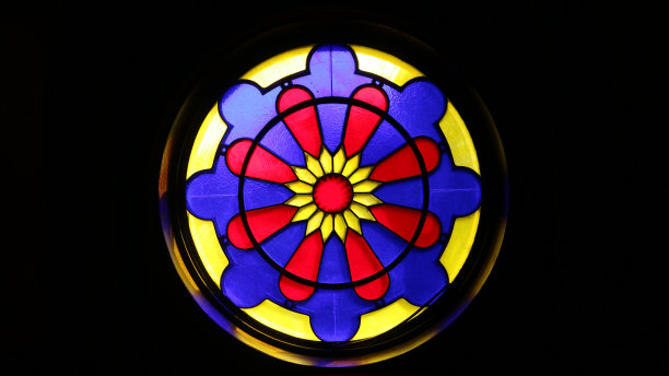 精美对称圆形花纹图案