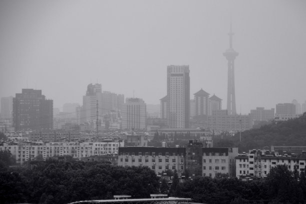 南京老照片,黑白照片