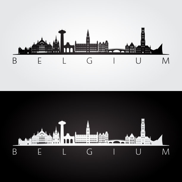 比利时旅游海报宣传