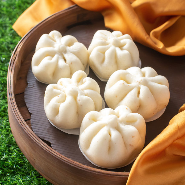 小麦,中式小笼包,图像