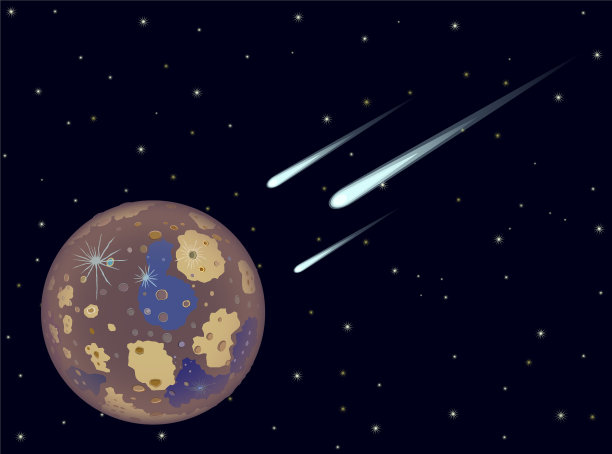 暗色,击打,行星