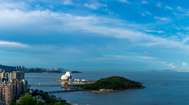 珠海名胜蓝色珠海