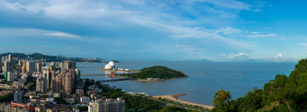 珠海名胜蓝色珠海