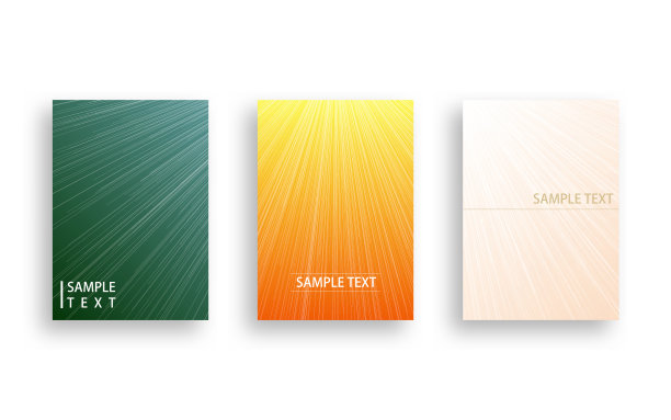 细线条多彩背景