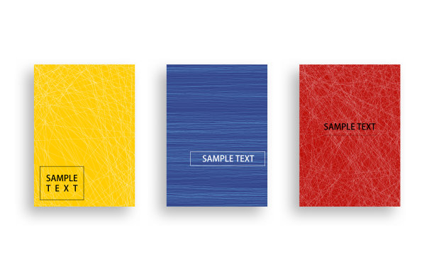 细线条多彩背景