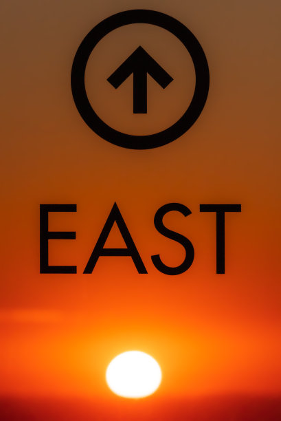 east