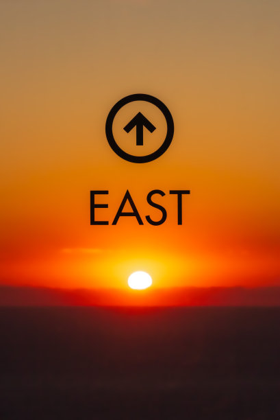 east