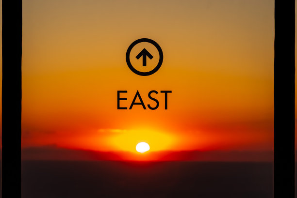 east