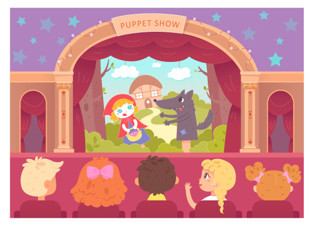 幼儿园儿童舞台背景