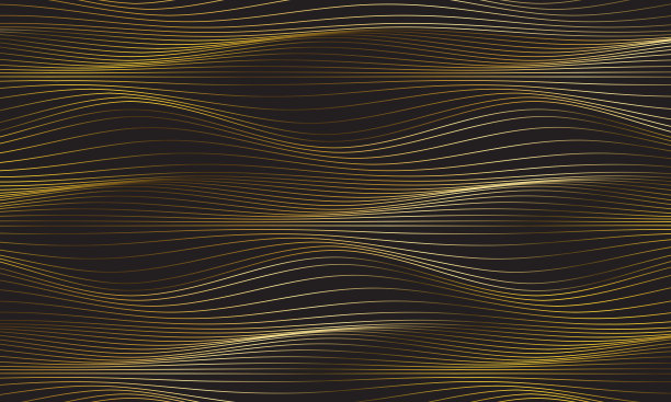 简单条纹动感曲线波浪