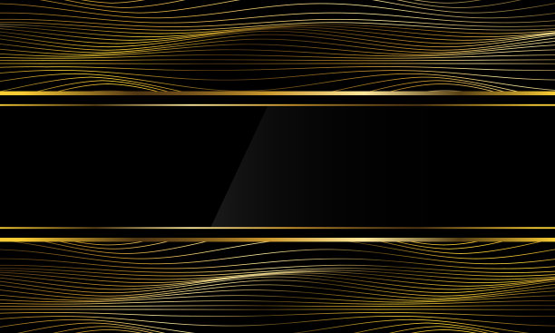 简单条纹动感曲线波浪