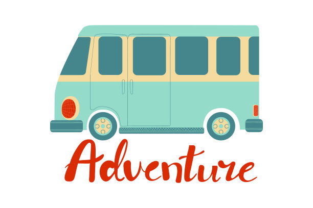 面包车字体设计