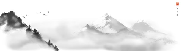 中国风素材水墨画