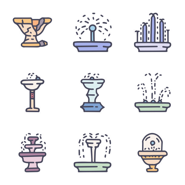 精细分层矢量图