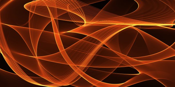 炫彩流动的火焰抽象图案