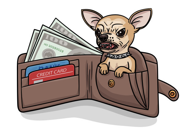 卡通狗狗会员卡