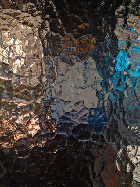 梦幻蓝金抽象纹理图案