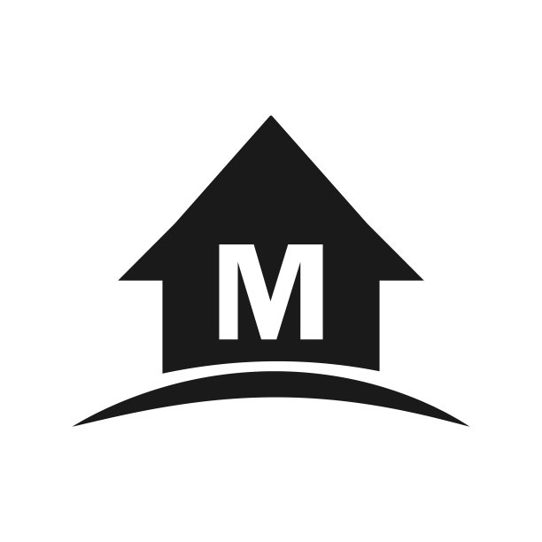 字母m房产建筑公寓logo