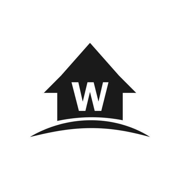 w字母房屋租赁logo