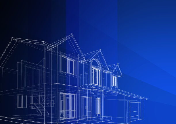 户型图彩图线条