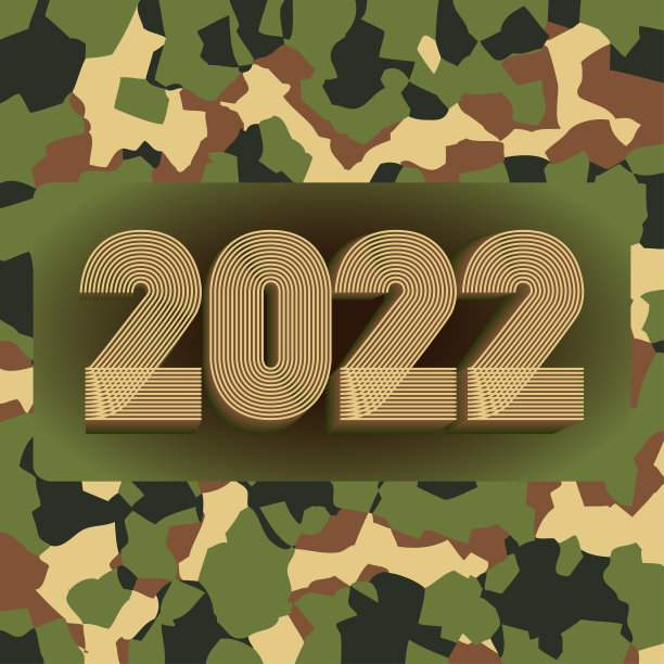 宣传册模板迷彩色艺术海报