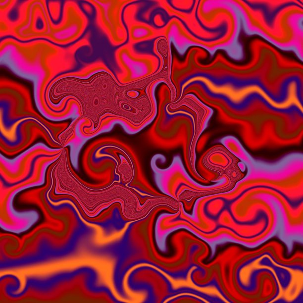 紫蓝几何花纹无缝图案