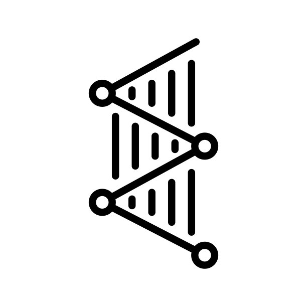 基因图标 logo设计 细胞