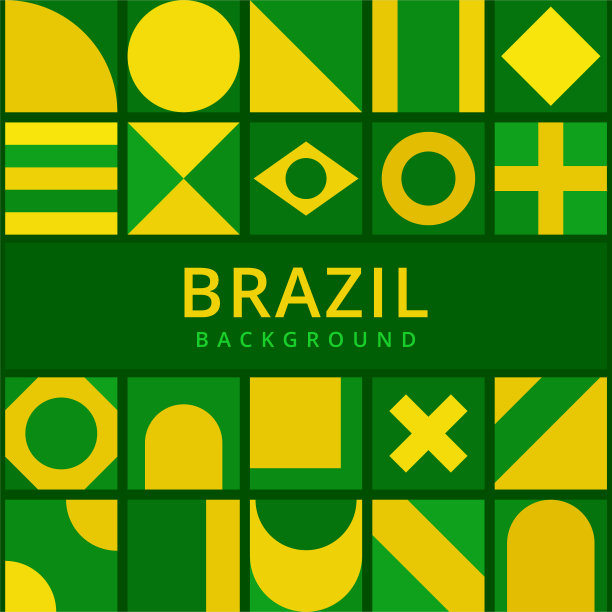 抽象里约热内卢背景与几何