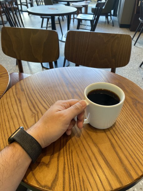 咖啡店,咖啡,用右手