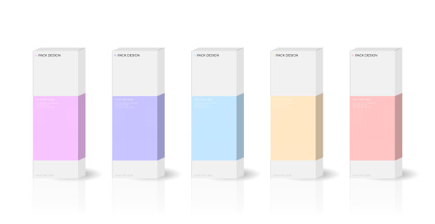 美容化妆品包装插画