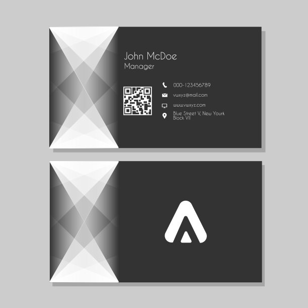 科技感名片设计