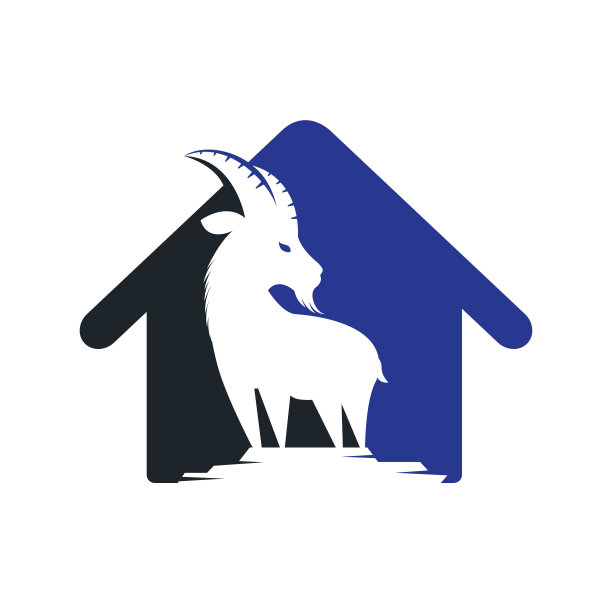 有角的,哺乳纲,动物头