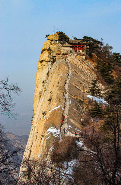 华山冬季风光