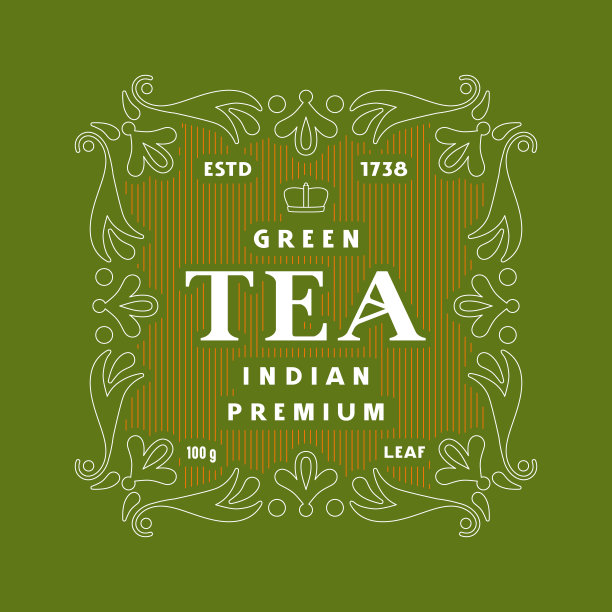 茶叶包装设计字体