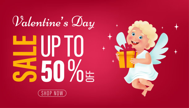 情人节促销设计