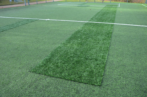 绿草皮绿色毛发线条