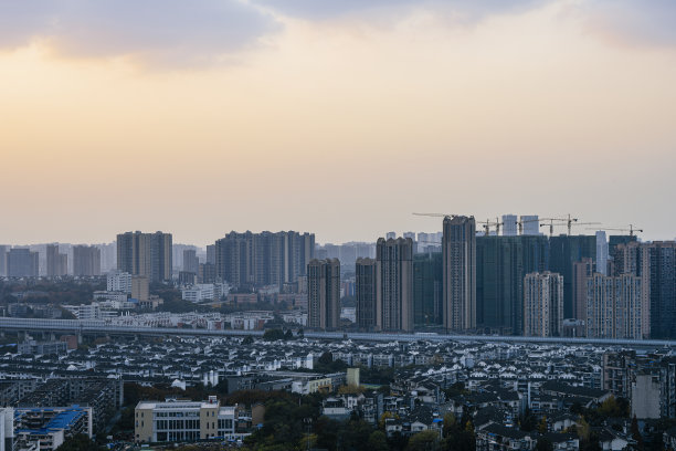 成都都市繁华风光夜景