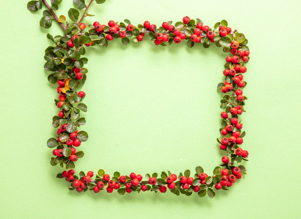 清新绿色方块背景图案