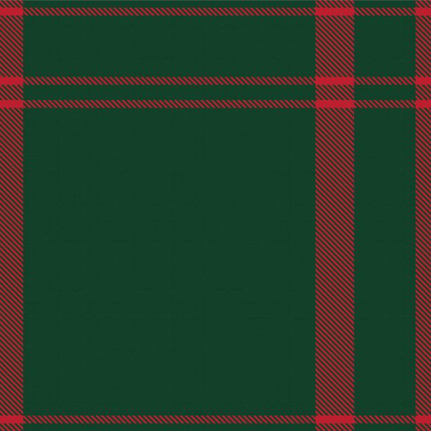 红底格纹服饰图案