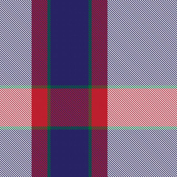 红底格纹服饰图案