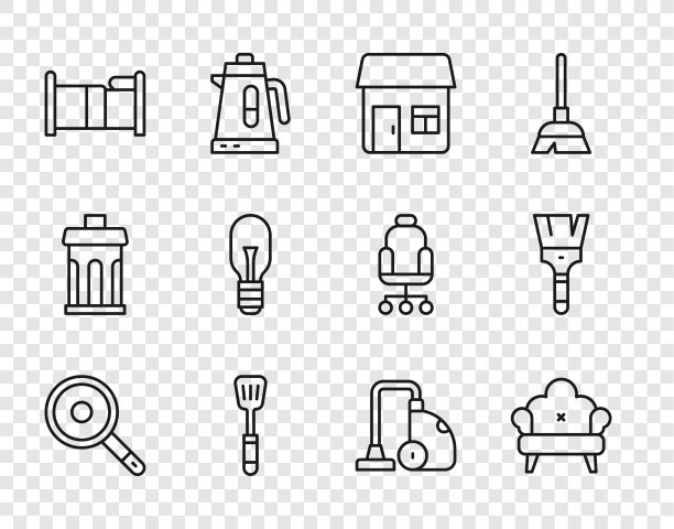 家具和电器工具图标