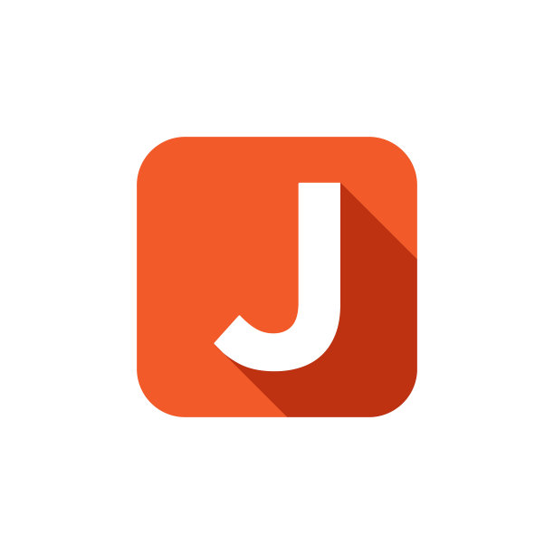 科技感英文logo字母j