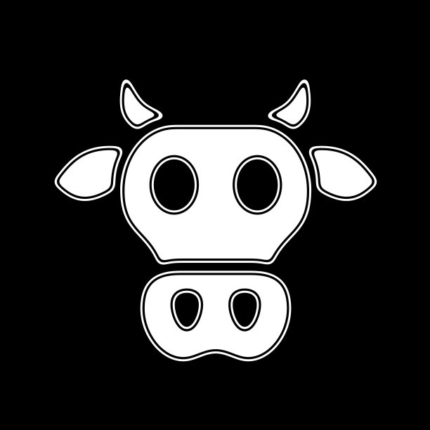 小奶牛logo设计
