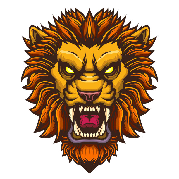 猛狮logo