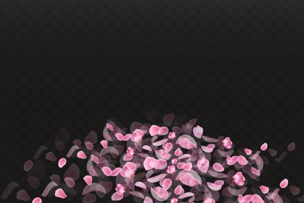 粉色清新花卉 装饰画 无框画