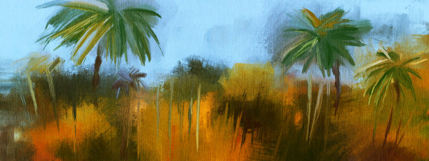 热带森林中的花朵，泰国