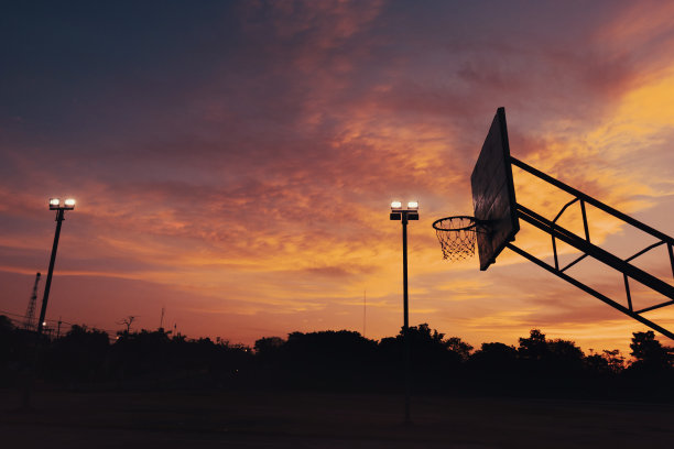 篮球公园背景